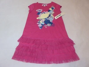 DKNY girls Floral Graphic tulle dress 6 NWT - Picture 1 of 4
