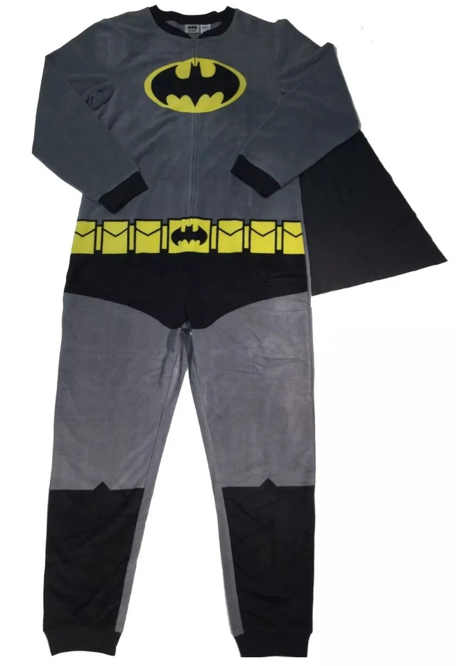 Men's Batman Union Suit Pajamas One Piece Sleepwear Size: Medium - New With Tag! - Image 1 of 1