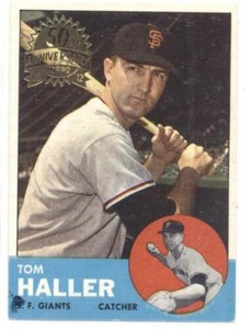 2012 Topps Heritage 1963 Buybacks #85 Tom Haller (50th Anniversary Logo)(Conditi