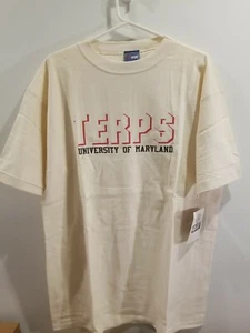 Vintage University of Maryland Terps T Shirt 1990's Size XL New salesmen sample - Picture 1 of 11
