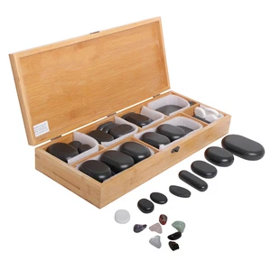 SET KIT HOT STONE 64 PIETRE, MASSAGGIO HAWAIANO COME IN Promafit - Imagen 1 de 5