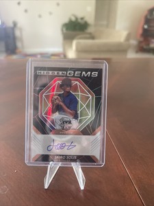 Jairo Solis 2021 Elite Extra Edition Hidden Gems Auto Astros