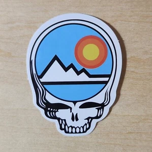 Grateful Dead & Co Stealie 2 ¼” Steal Your Face SYF Sun/Mountains Vinyl Stickers - Picture 1 of 2