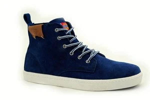 Dickies 6 Occhio Scarpe da Ginnastica Mid Iron Blue Suede D31-3604-05 - Picture 1 of 1