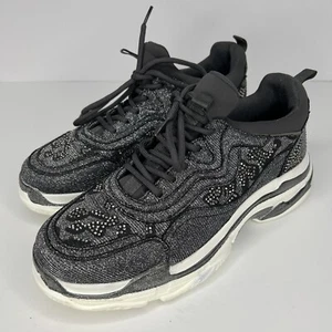 Jessica Simpson Speedey 2 Womens Size 10M Metallic Embellished Retro Sneakers - Picture 1 of 9