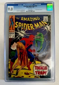 🕷️ AMAZING SPIDER-MAN #54 CGC 9.0 (1967) WHITE PAGES | DOC OCK SILVER AGE KEY - Picture 1 of 3