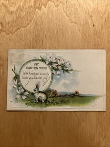Mein Osterwunsch Postkarte verschickt 1916 - Bild 1 von 5