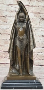 Art Deco Russian Dancers Bronze Statue Demetre Chiparus Nouveau Sculpture Marble - Picture 1 of 10