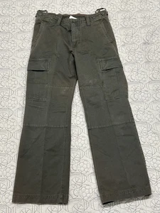 Vintage Y2K GAP Herren Etikett Größe 34x32 Militär Kampf Fallschirmjäger Cargohose weites Bein - Bild 1 von 24