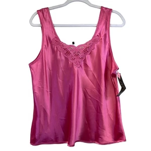 Escapades Womens L Fuscia Cami Tank Top Fairy Core/Romantic Feminine - Picture 1 of 10