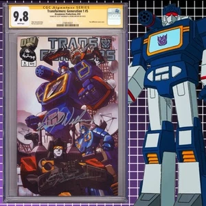CGC 9.8 SS Transformers Generation 1 #5 signed by Frank Welker & Scott Brownlwee - Bild 1 von 2