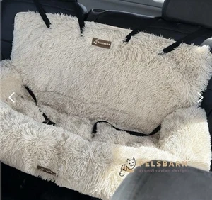 NEW Pelsbarn Pet Protecting Car Seat Bed for Size XL Sized Dog Beige Travel - Picture 1 of 3