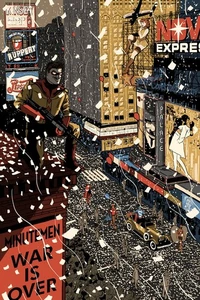 This City Is Afraid of Me Minutemen Variant by Raid71 AP x/8 Screen Print Poster - Picture 1 of 1