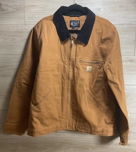 Chaqueta Carhartt Detroit forrada calce relajado para hombre talla XL OJ6234-M - Imagen 1 de 16