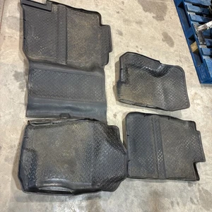 Husky Floor Liners Black Chevrolet Silverado Driver & PassengerSide - Model 6136 - Picture 1 of 13