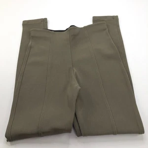 Equestrian Brand M (Fit 28W 28L) Tactel Nylon Pull On High Rise Pants Tan - Picture 1 of 8