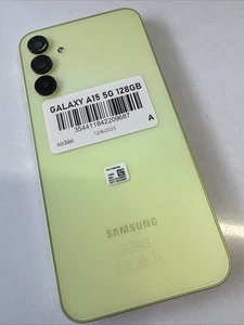 Samsung Galaxy A15 5G, 6+128 GB, Desbloqueado, Amarillo, Doble SIM, Totalmente Nuevo - Imagen 1 de 9