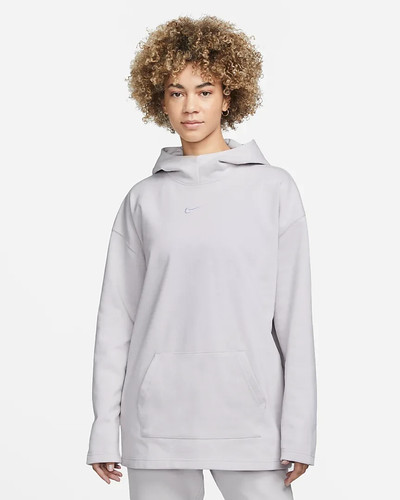 SACAI Nike maglione donna cappuccio oversize scollo a imbuto felpa DR7844 511 sport nuovo XS