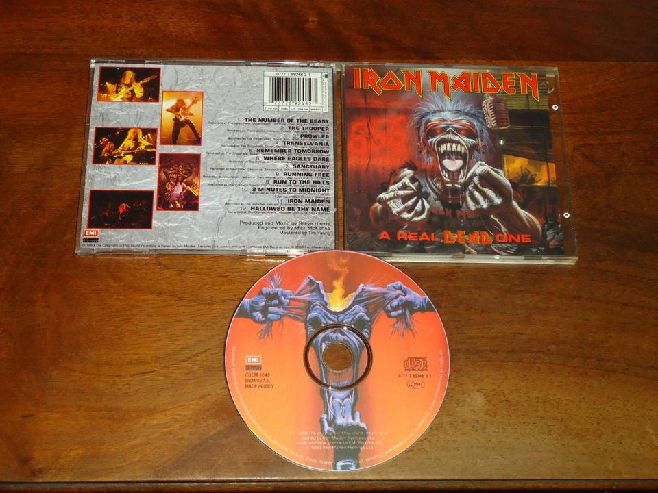 IRON MAIDEN - A REAL DEAD ONE (EMI 1993) ITALY PRESS - Bild 1 von 1