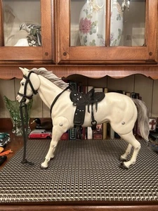 1973 Vintage Gabriel the Lone Ranger " Silver " Horse For 10" Figure Pics - Bild 1 von 16
