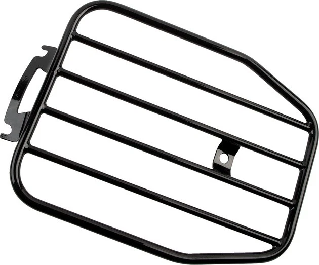 Motherwell Solo Luggage Rack 13" x 10.5" Glossy Black MWL-462-GB Harley Davidson - Image 1 of 1