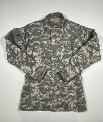 US Army ACU Jacket Medium Long Digital Camo Combat Uniform Military - Image 1 of 4
