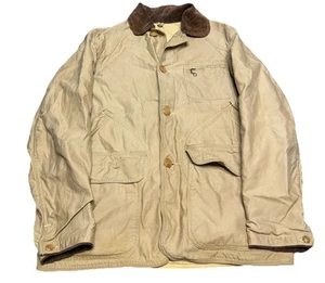 Vintage AMERICAN FIELD Hunting Jacket Mens Canvas Brown Chore mfg. 1950's A1J - Picture 1 of 5