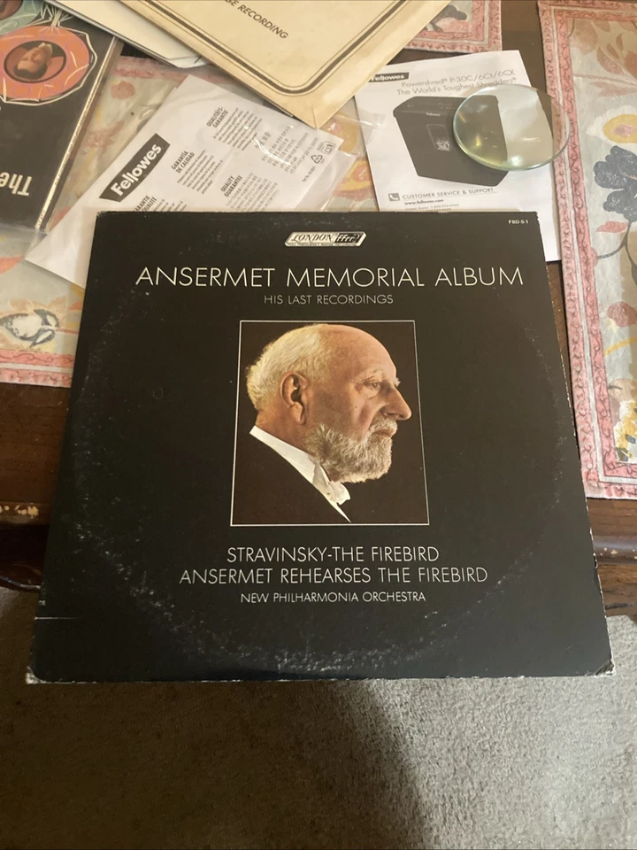 Ansermet Memorial Album: Stravinsky: The Firebird, London CS.6645/46, 2 LP, EX - Image 1 of 4
