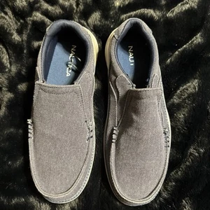 Nautica Men's Casual Slip-On Denim Boat Shoes Size 7 - Picture 1 of 5