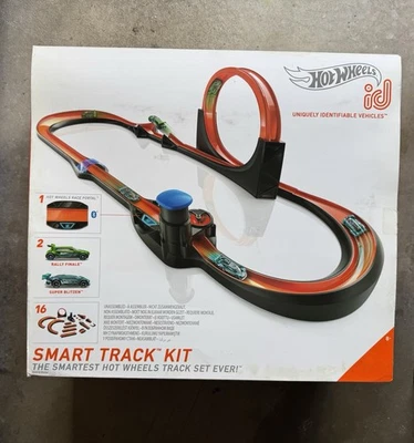 HOT WHEELS ID SMART TRACK STARTER SET ORIGINAL BOX W/ Extra Race Portal No Cars - Image 1 of 4