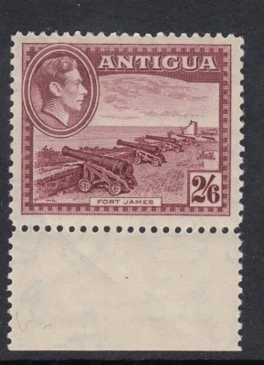 Antigua 1938 KGVI 2s 6d Brown-Purple ,. SG 106  , Sc 92 , Unmounted mint - Image 1 of 2
