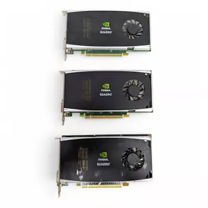 3 X HP NVIDIA Quadro FX 1800 768MB GDDR3 PCIe x16 Graphics Card P/N: 519296-001 - Picture 1 of 5