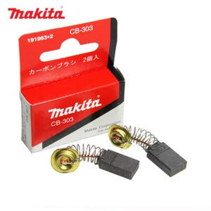 Makita CB303 Carbon Brushes 5x11x17mm 191963-2 for 9015B,9016B,9077,9227CB,9403 - Picture 1 of 6