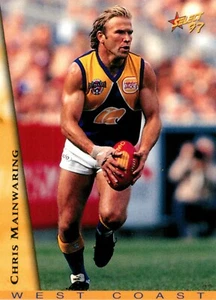 1997 WEST COAST EAGLES AFL Card CHRIS MAINWARING - Picture 1 of 2