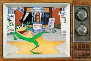 MICHIGAN J. FROG TV Kühlschrank MAGNET 2"" x 3"" SAMSTAGMORGEN CARTOONS Looney Tunes - Bild 1 von 3