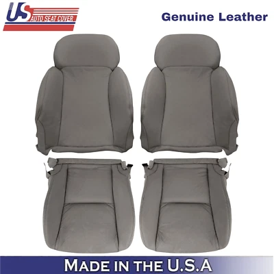 2006-2011 For Lexus GS350 GS300 Genuine Leather Front Seat Covers Light Gray - Image 1 of 4