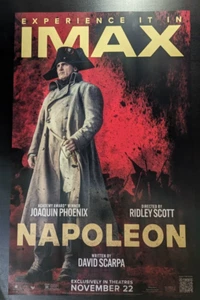 Napoleon Joaquin Phoenix Ridley Scott 2023 Mini Imax Poster Exclusive 11x17 - Picture 1 of 2
