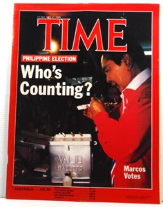 Time Magazine February 17 1986 No 7 Australia Philippine Election Marcos - Bild 1 von 4