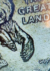 2008-P 6 Claw Error Quarter - Picture 1 of 3
