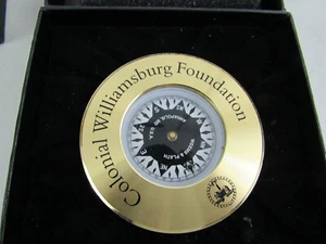 WEEMS & PLATH COLONIAL WILLIAMSBURG FOUNDATION MESSINGKOMPASS - Bild 1 von 8