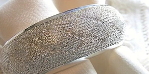 Cuff / Bracelet Silver "The Woven Braid Look" Cuff..! Gorgeous!! - Picture 1 of 4
