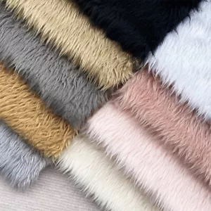 Artificial Fur Fabric for Making Toy Dolls Hair Plush Cloth Hand Sewing Material - Imagen 1 de 19