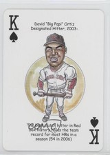 2007 Hero Decks Boston Red Sox Heroes Playing Cards David Ortiz #KS HOF
