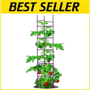 Complete 73" Tomato and Plant Support Stake Set - 6 Pack, Clips Included - Picture 1 of 11