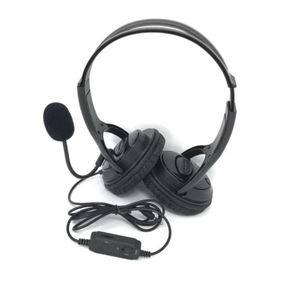 CUFFIE PER VIDEOGIOCHI PS4 MICROFONO CONTROLLO VOLUME AURICOLARE PC NOTEBOOK - Immagine 1 di 4