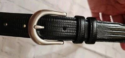 Cinturón de vestir Belt Masters by Sherman de cuero italiano talla 38 Foto 1 de 4