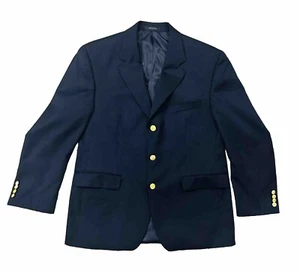 Ralph Lauren Sportjacke Herren marineblau 100 % Wollblazer gold Knopf Gr. 41S - Bild 1 von 18