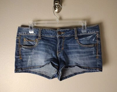 Pantalones cortos de mezclilla elásticos Decree Distressed 11 Foto 1 de 3