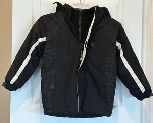 Rothchild Boys Winter Parka Coat Ski Snow Wind Water Repellent Black Medium 5/6 - Picture 1 of 9