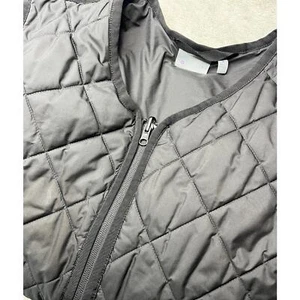 Athleta Quilted Jacket Size Medium Black - Picture 1 of 7
